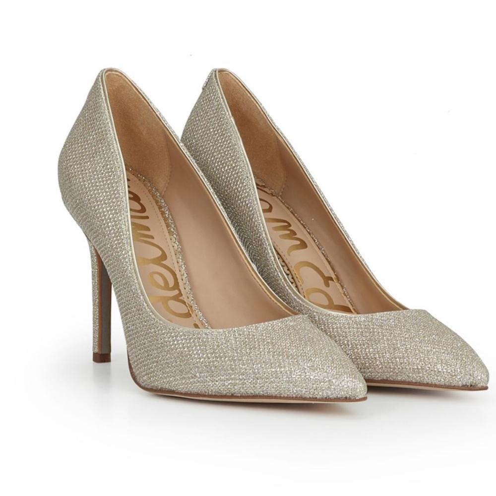 NWT Sam Edelman Gold Pumps